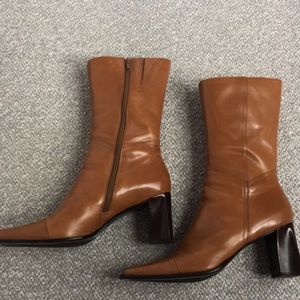 Liz Claiborne | mid-calf brown boots
